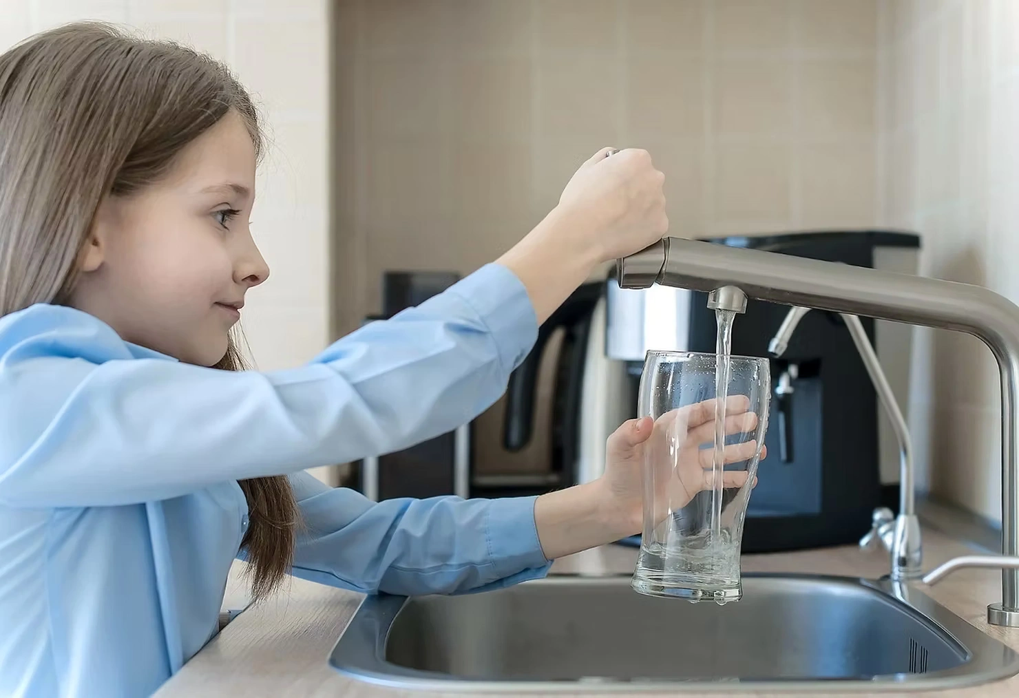 Water purification with water softeners and reverse osmosis